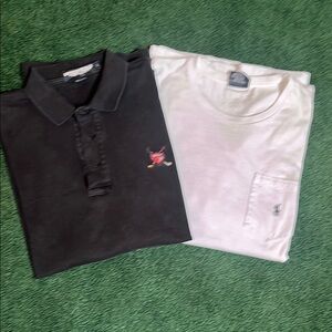 Psycho Bunny Black Polo Shirt with Iconic Red Logo